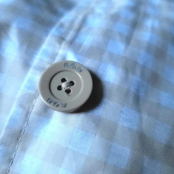 F.O.G. by London Fog Plaid Trench Coat Size 16 - Picture 7 of 12